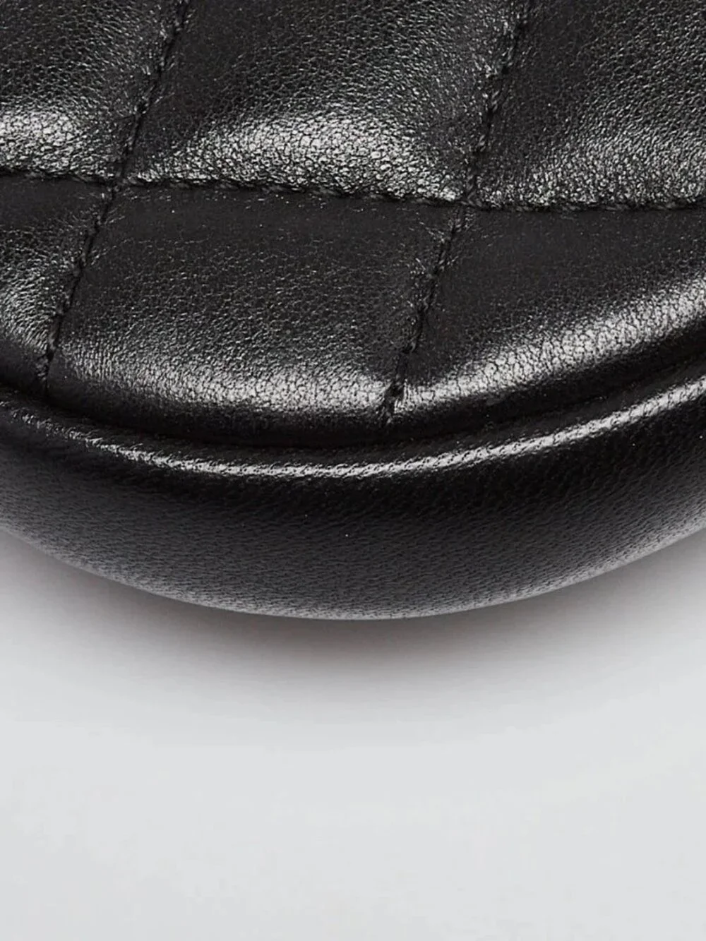 Chanel White/Black Quilted Lambskin Leather Double Side Pack Crossbody Bag
